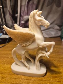 1980s Vintage Pegasus Figurine