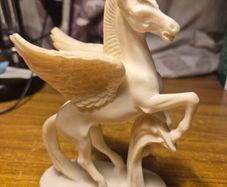 1980s Vintage Pegasus Figurine