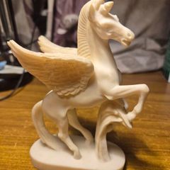 1980s Vintage Pegasus Figurine