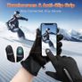 USB Electric Heating Gloves with 3 Temperature Levels, Windproof & Touchscreen Full Finger Hand Warmers for Outdoor Cycling Motorcycle Skiing and Winter Activities Image 3