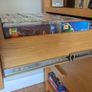 Oak Storage Shelves Drawers Image 6