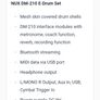 NUX Electronic Drum Kit DM210 Image 10