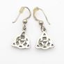 Vintage 925 Sterling Silver Celtic Knot Earrings Image 4