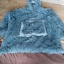 Gray Reversible ESKIMO Shaggy Hoddie Image 2
