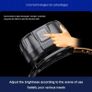 LED Headlamp Torch USB-C Rechargeable Motion Sensor Waterproof Running Cycling Image 4