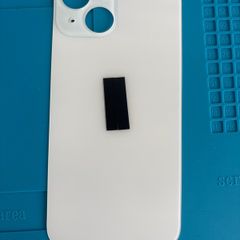 OEM Style iPhone 15 Replacement Rear Back Glass Panel Cover - White (Big Hole)
