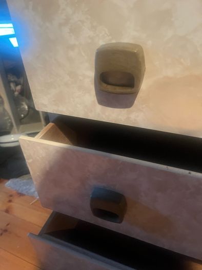 Formica chest of drawers