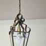 Vintage French style brass lantern ceiling light Image 5