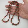 Antique Venetian Style Gabri Eyes & Venetian WhiteHeart Glass Beads Necklace Image 3