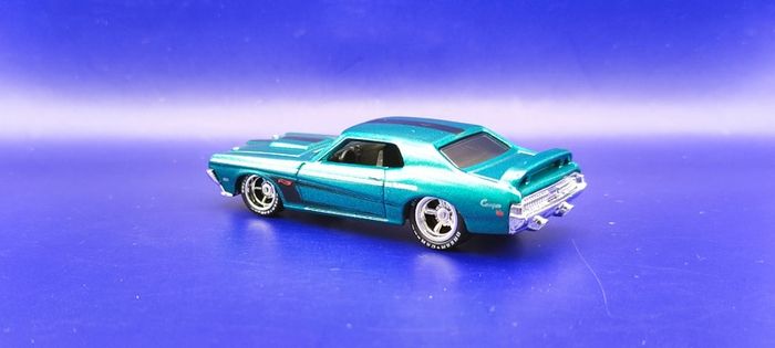 Hot Wheels '69 Mercury Cougar Eliminator with custom wheels, mint condition.