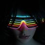 Halloween Led Party Glasses Light Up Flashing Luminous Neon Glowing Shades New Year 2021 Image 3