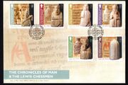 2013 Isle of Man The Chronicles of Man &amp; The Lewis Chessmen Commemorative Stamps First Day Cover (FDC)