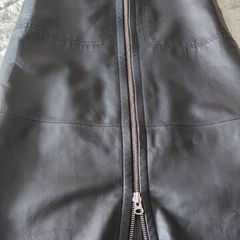real leather skirt