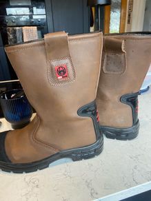 Redback Vulcan Safety Boots, UK 10 / EU 44, Worn Twice