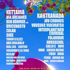 2 Weekend Tickets Forbideen Fruit Saturday May 30th/Sunday May 31st Royal Hospital Kilmainham Dublin