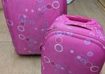 Sturdy Pink Suitcase Set