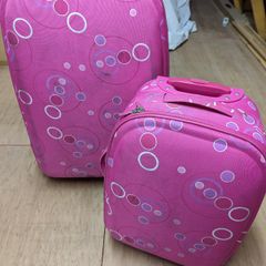 Sturdy Pink Suitcase Set