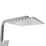Dual Head Shower Set with Thermostat Stainless Steel Image 8