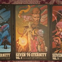 SEVEN TO ETERNITY graphic novels. By Rick Remender and Jerome Opena. IMAGE Comics