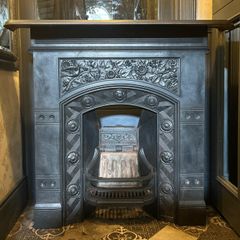 Cast Iron Fireplace.