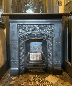 Cast Iron Fireplace.