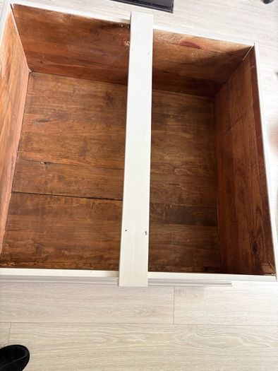 Large Mexican Pine Storage Coffee Table