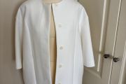 Cos size 10 white 3/4 coat