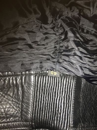 Motorbike leather trousers