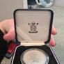 1998 British 1 oz Silver Britannia coin featuring the iconic standing Britannia design by Philip Nathan. Image 5