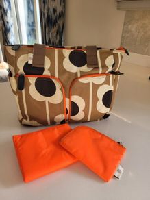 Orla Kiely baby changing bag