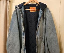 Levis denim hooded jacket
