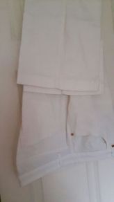 Per una winter white bootleg jeans