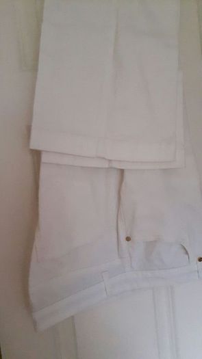 Per una winter white bootleg jeans