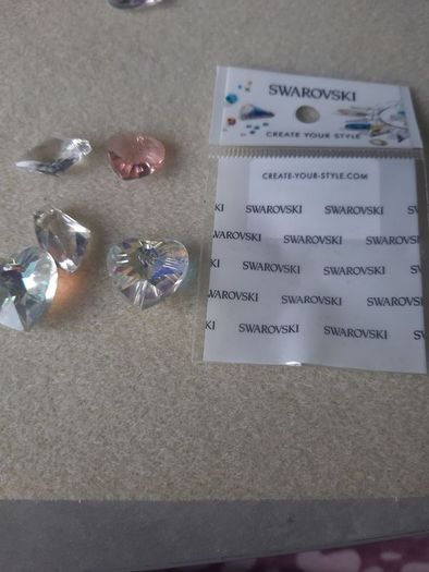 Swarovski Crystal Elements Earrings and Pendant