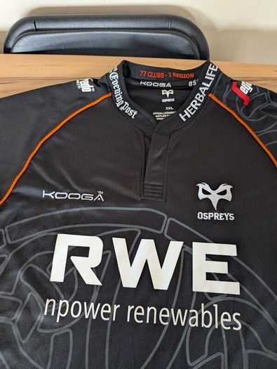 2013 ospreys rugby jersey adult 2xl