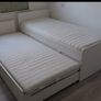 IKEA single bed with storage and extra bed space Image 5