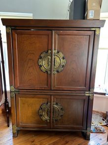 Tv Rosewood Cabinet + Cabinet Base
