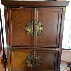 Tv Rosewood Cabinet + Cabinet Base