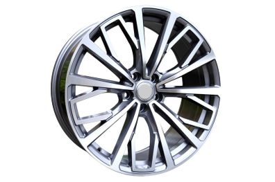 18" A6 Type grey Alloys Seat Audi Skoda Vw 5x112