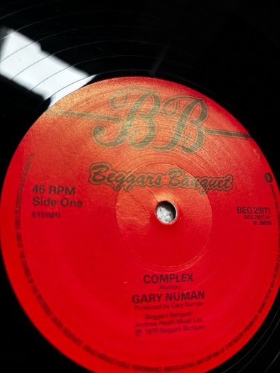 Gary Newman vinyl 12" Single