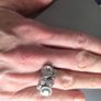 Ring. Sparkly art deco ring. size 9. Stainless. Image 6