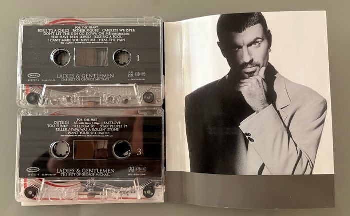 George Michael - Ladies and Gentlemen, The Best of George Michael. Double cassette. Super condition - looks unplayed.