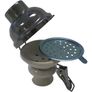 Ceramic Bowl Wind Cover + Holes + Grommet for Pipe Image 7