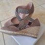 Ladies Lotus Wedge Sandles - New Image 2