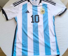 2022 Argentina Messi Adidas Home Jersey Size L Adults