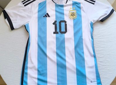 2022 Argentina Messi Adidas Home Jersey Size L Adults