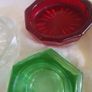 3 Mini Cut Glass Cruets Image 2