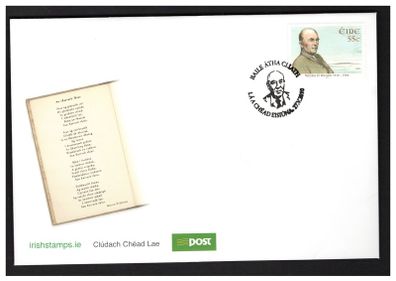 2010 Ireland Birth Centenary of Mairtin O'Direain (Irish Poet) Commemorative Stamp First Day Cover (FDC)