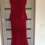 Maxi dark red dress, size 10 Image 2