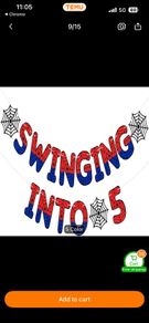 spiderman birthday banner 5
